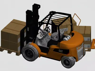 Forklift 3D model