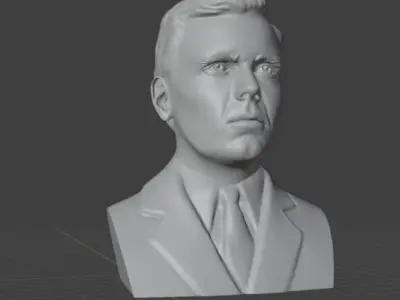 Charles Lindbergh 3D print model