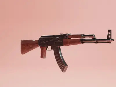 AK-47 Model ak rifle Free 3D model