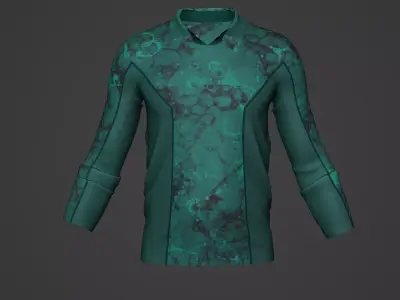 Military Soldier Clothing T-shirt Low-poly 3D model