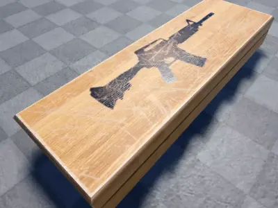 Weapon Cleaning Kit Low-poly 3D model