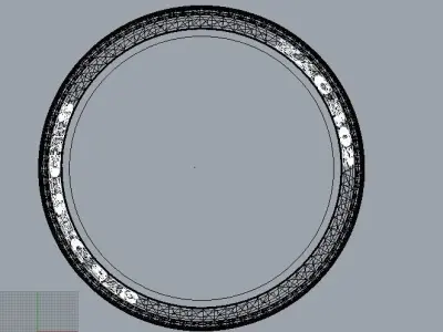  vehicle tyre Free low-poly 3D model