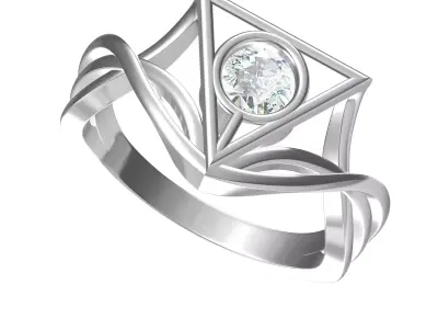 Wedding Ring  3D print model 163