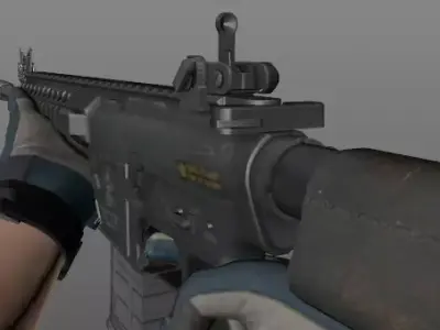 CM901 fbs with 6 animations Low-poly 3D model