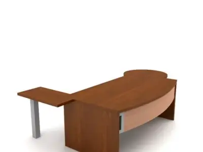 Detailed Model Office Desk 3D model