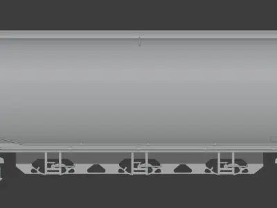 H0 1-87 scale Tagnpps 102 grain wagon 3D print model