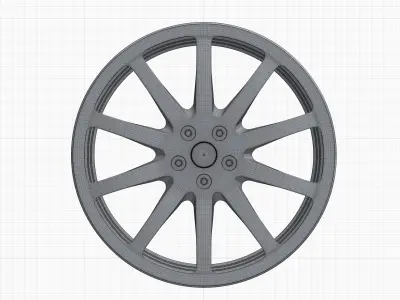 Wheel Free 3D model