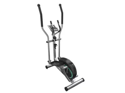 Realistic Elliptical Trainer Gym Equipment 3D Model Low-poly 3D model