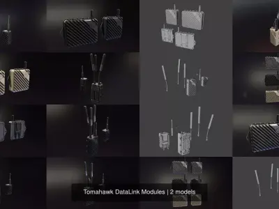 Tomahawk DataLink Modules 3D Model Collection