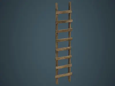 Ladder 2A Low-poly 3D model