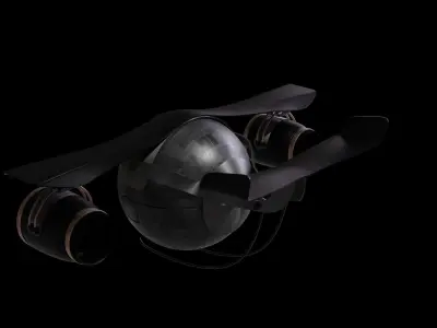 Sci-fi Camera Drone Free 3D model