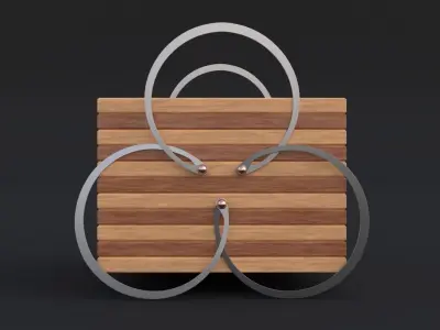 Industrial container 3D model purchase