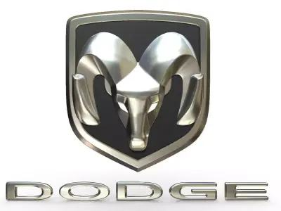 dodge logo 3D model