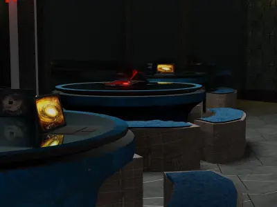 Among us Full 3D Map 3D model