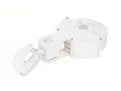 Crane hook 08 3D model