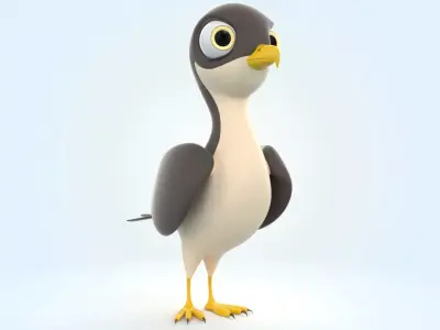 Falcon 3D model purchase