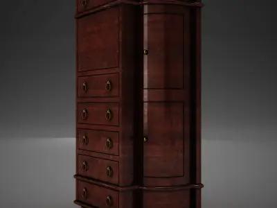  Vertical Dresser Tower 3D model