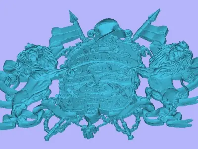 3D MODEL OF CHIVAS REGAL WHISKY FOR CNC AND 3D PRINTING 3D model