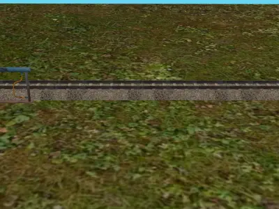Railway Assets 3D Models Free low-poly 3D model
