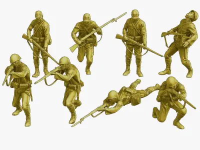 Japanese soldiers ww2 J2 Pack2