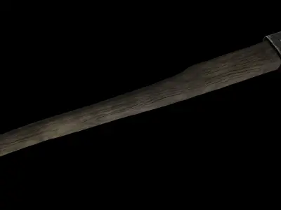 Sledge axe Low-poly 3D model