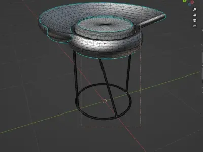 Stool No 1 3D model