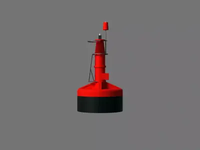 Weather Buoy Cape Town 3D model