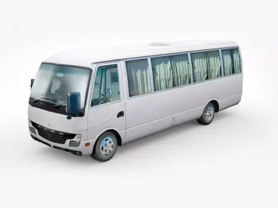 Mitsubishi Fuso Rosa 2020 Low-poly 3D model