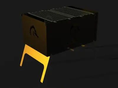  foldable fire pit 3D model