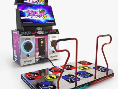 Pump It Up Fiesta Dance Machine 3D model