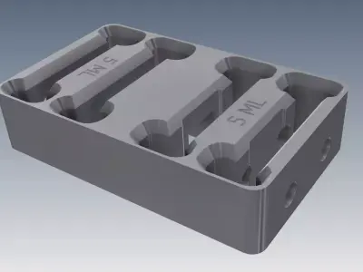 CoreGrip holder blokk top 3D model