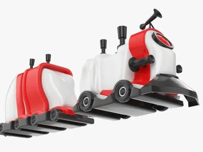 Toy train Free 3D model get