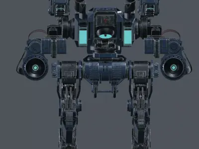 Robot Low-poly 3D model purchase