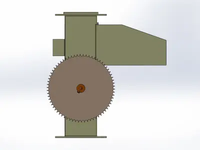 ROTARY AIRLOCK 3D model