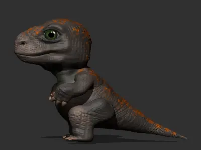 Dino Rexy Low-poly 3D model