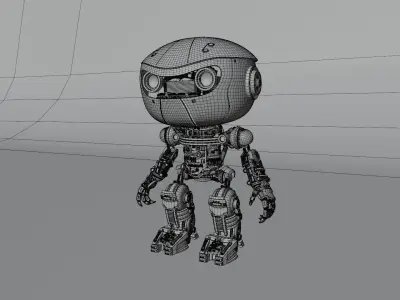 Tiny Robot Free 3D model