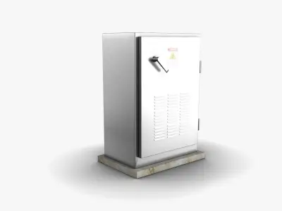 Electrical Box 04 Low-poly 3D model