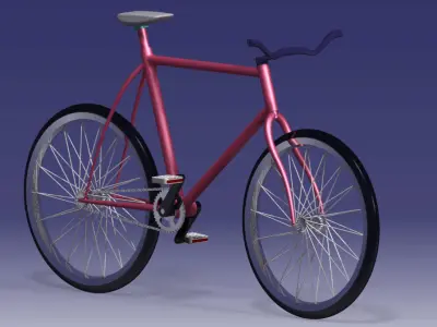 Bicycle 3D model 6