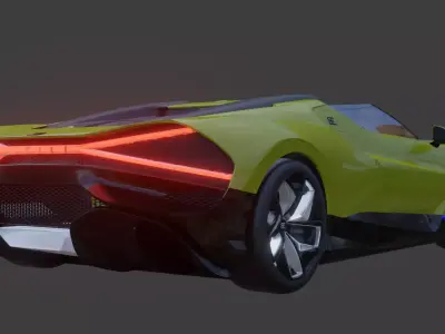 Bugatti Mistral 3D model