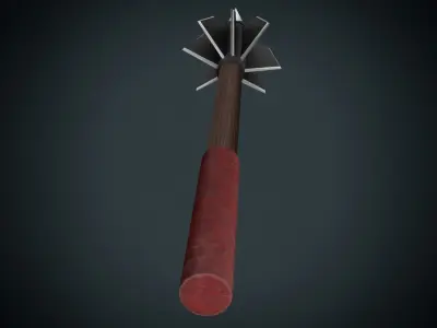 Stonebreaker arrow with handle Low-poly 3D model