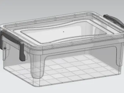 storage container 3D model