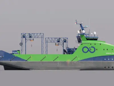 Armada 7803 Multi Purpose Offshore Vessel 3D model