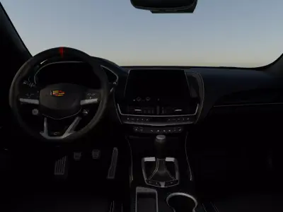 Cadillac CT5 V Blackwing 2023 High Detail Game Ready Cinematic Low-poly 3D model