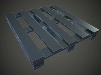 Small PBR Industrial Game Asset Pack Low-poly 3D model