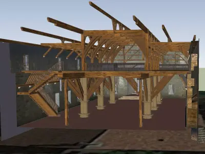 Hermitage of La Antigua-Zumarraga Free low-poly 3D model