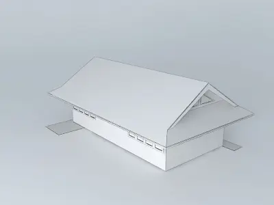 fpertanian rear building Free 3D model