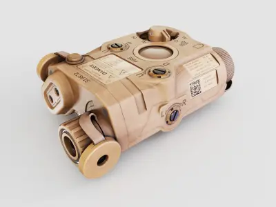 EOTech ATPIAL AN PEQ-15 Laser Aiming Device Low-poly 3D model