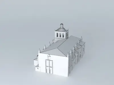 Cathedral of the Assumption. Coria Free 3D model