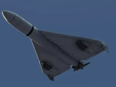 Kamikaze Military Drone Shahed 3D model