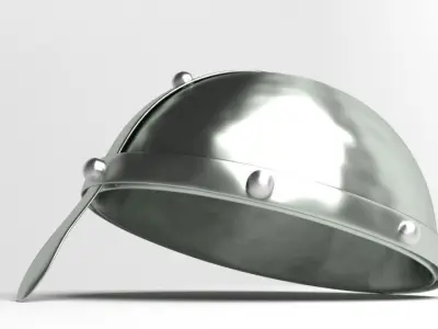 Medieval Helmet - Cervelliere 3D model